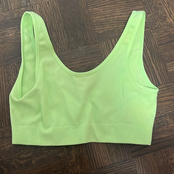 Neon green bra top - Picture 2 of 2